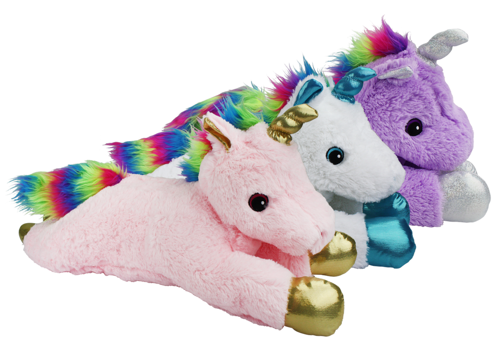 Multipet Jumbo Unicorn Plush Dog Toy - 24"