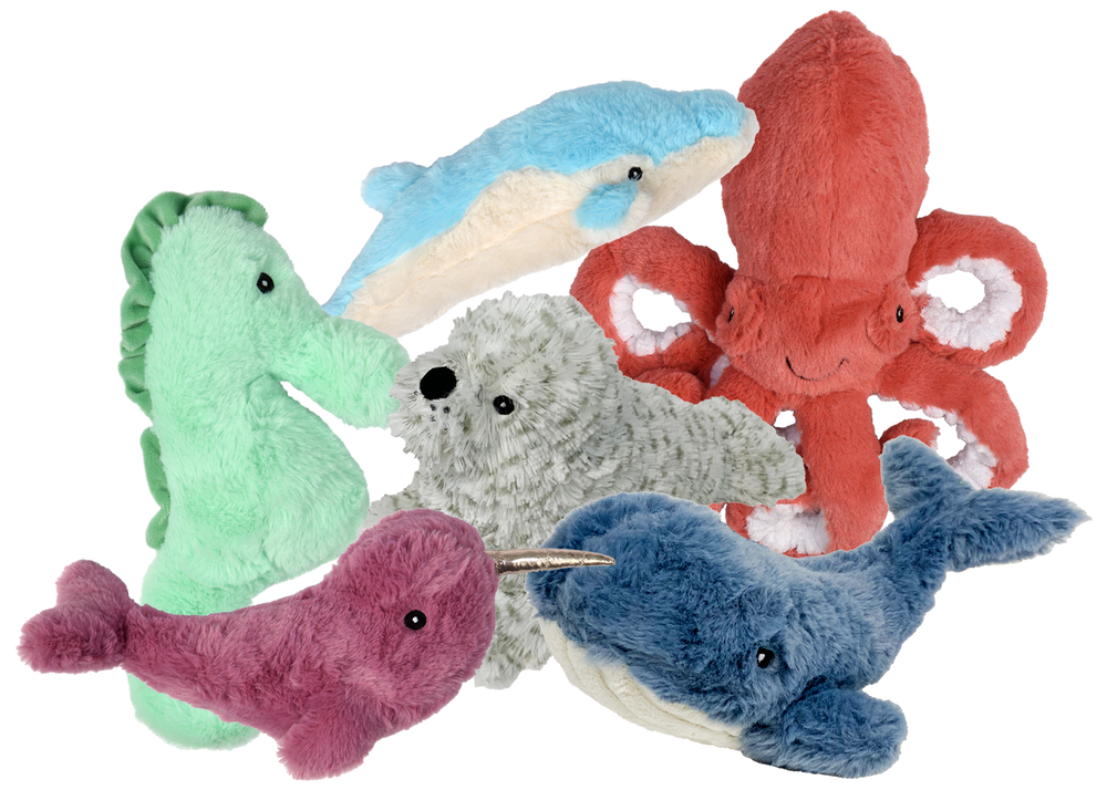 Multipet Deep Sea Cuddlers Plush Dog Toy - 12"