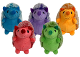 Multipet Minipet Hedgehog Plush Dog Toy - 4"