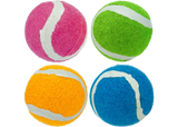 Multipet Minipet Squeaky Tennis Ball Dog Toy - 4-Pack