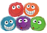 Multipet Minipet Plushy Peas Dog Toy - 2.5"
