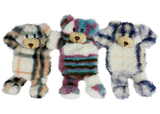 Multipet Minipet Plush Berman Bear Dog Toy - 7"