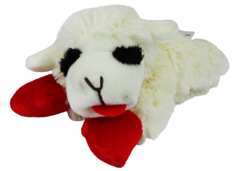 Multipet Lamb Chop Plush Dog Toy (2 Sizes Available)