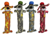 Multipet Loofa Dog Support Our Troops 18" Plush Dog Toy (Assorted Styles)