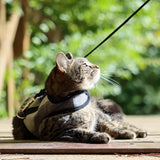 Adjustable Cat Wrap Harness with 6' Leash