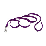 Single-Ply Nylon Dog Leash, 6' - X-Small - 3/8" x 6' / Purple
