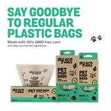 MyEcoWorld® Pet Poop Bags Tissue Casepack- 6-Rolls / 1,200-Count