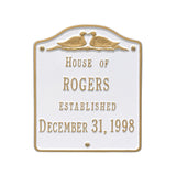 Whitehall Wedding Plaque Standard Wall 2-Line Personalized Plaque