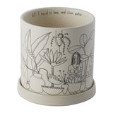 Plant Lady Ceramic Pots By Accent Decor