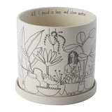 Plant Lady Ceramic Pots By Accent Decor