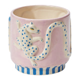Wild Tails Hand-Painted Ceramic Pots By Accent Decor