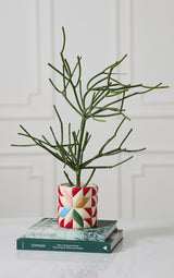 Cozy Quilt Pots By Accent Decor