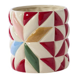 Cozy Quilt Pots By Accent Decor