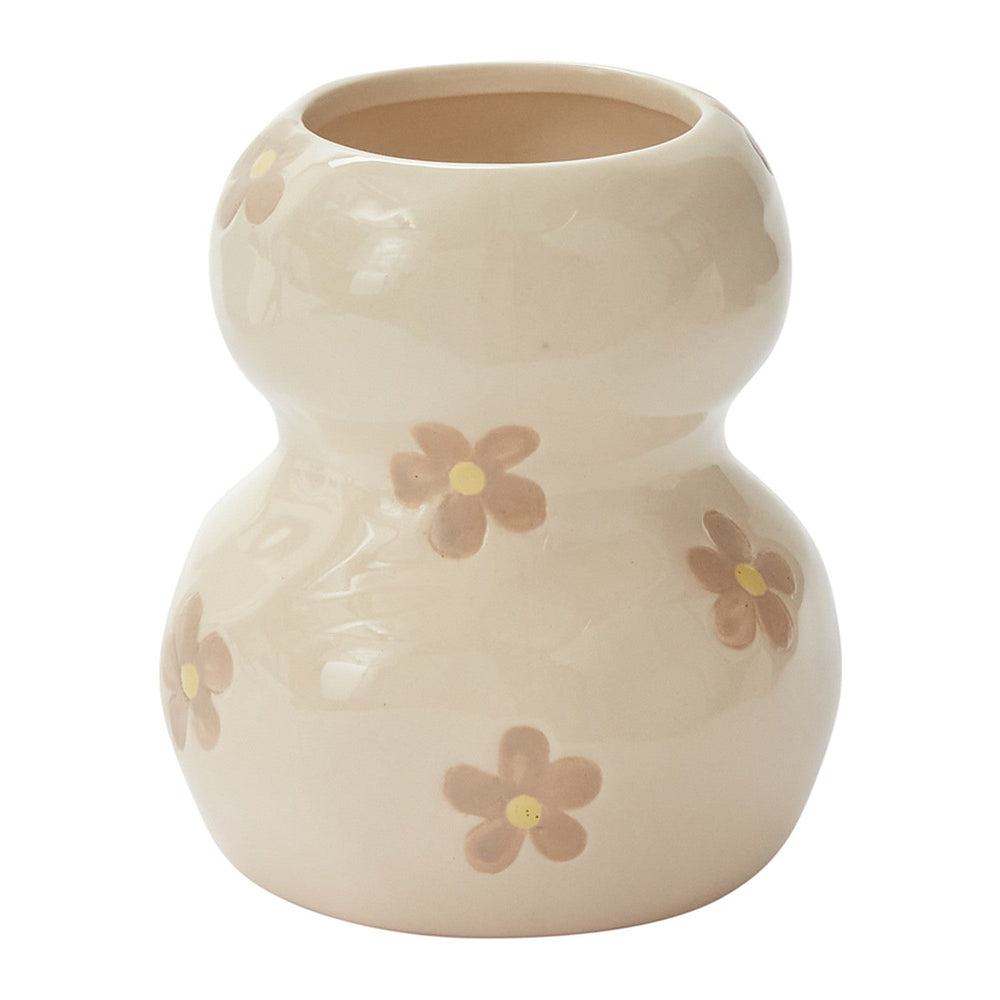 Petunia Hand-Painted Glossy Vase By Accent Decor