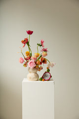 Petunia Hand-Painted Glossy Vase By Accent Decor