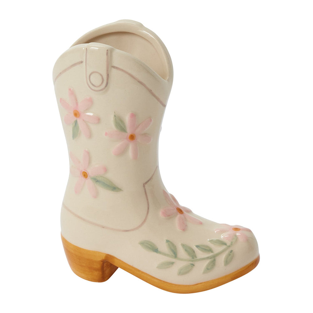 Cowgirl Glossy Ceramic Vase By Accent Decor