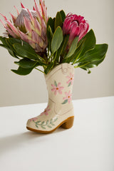 Cowgirl Glossy Ceramic Vase By Accent Decor