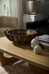 Iliad Reactive Glaze Sculptural Bowl By Accent Decor