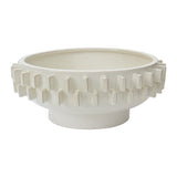 Rhea Reactive Glaze Sculptural Bowl By Accent Decor