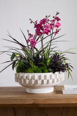 Rhea Reactive Glaze Sculptural Bowl By Accent Decor
