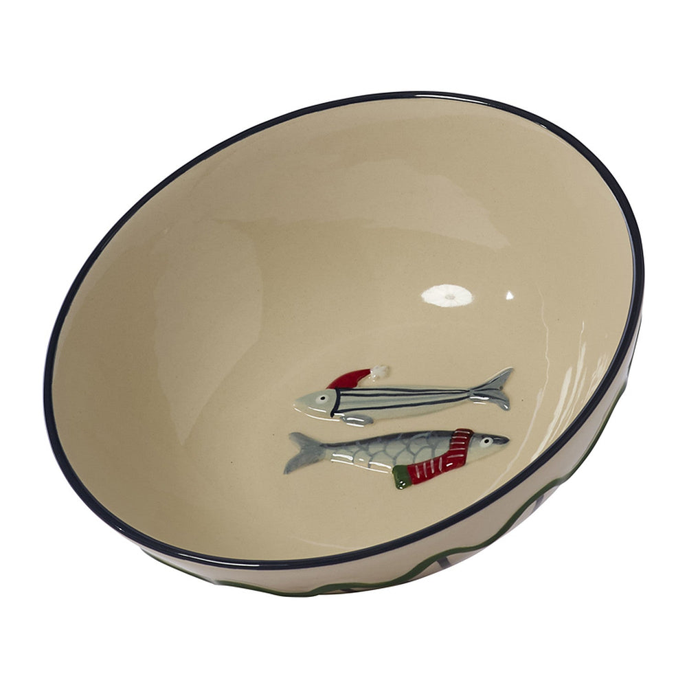 Festive Fish Bowl By Accent Decor