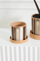 Truman with Saucer Pots By Accent Decor