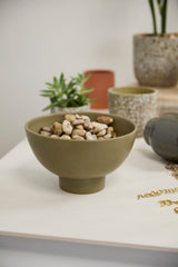Beltline with Saucer Ceramic Bowls By Accent Decor