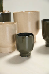 Fischer Glossy Footed Pots By Accent Decor