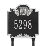 Whitehall Monogram Standard Lawn 1-Line Personalized Plaque