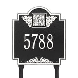 Whitehall Monogram Standard Lawn 1-Line Personalized Plaque
