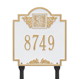 Whitehall Monogram Standard Lawn 1-Line Personalized Plaque