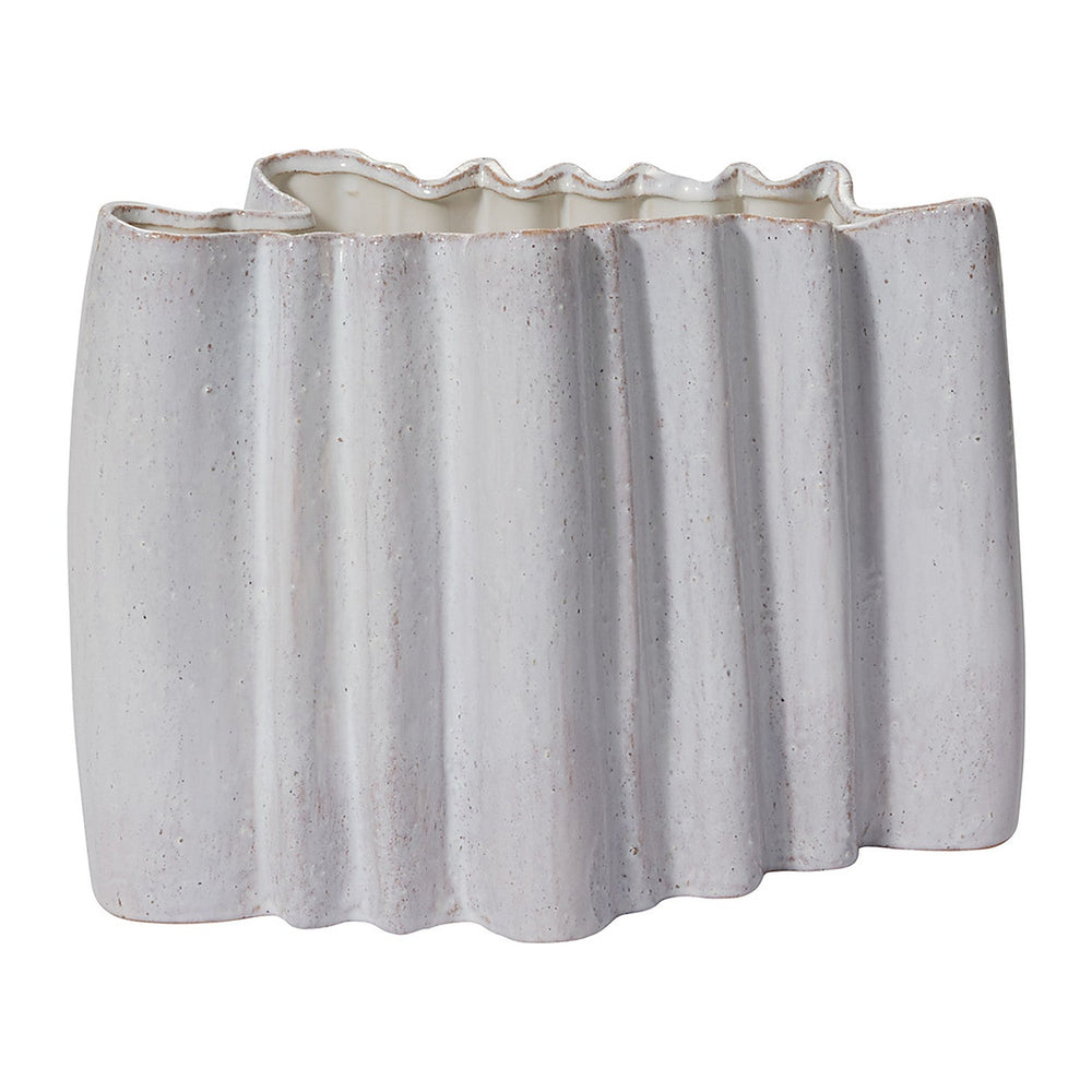 Artemis Sculptural Wavy Vase By Accent Decor
