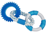Multipet Canine Clean™ Peppermint with 3 Rings Dog Toy - 11"