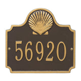 Whitehall Conch Personalized Plaque - Bronze/Gold