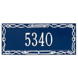 Whitehall Sailor's Knot Personalized Plaque - Blue/White