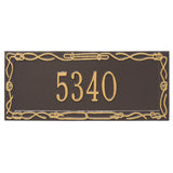 Whitehall Sailor's Knot Personalized Plaque - Bronze/Gold