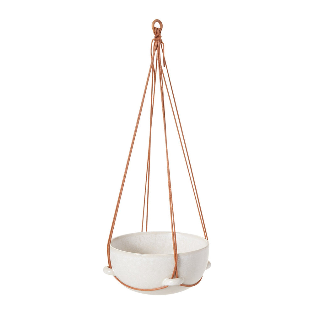 Redondo Hanging Reactive Glaze Ceramic Pot By Accent Decor