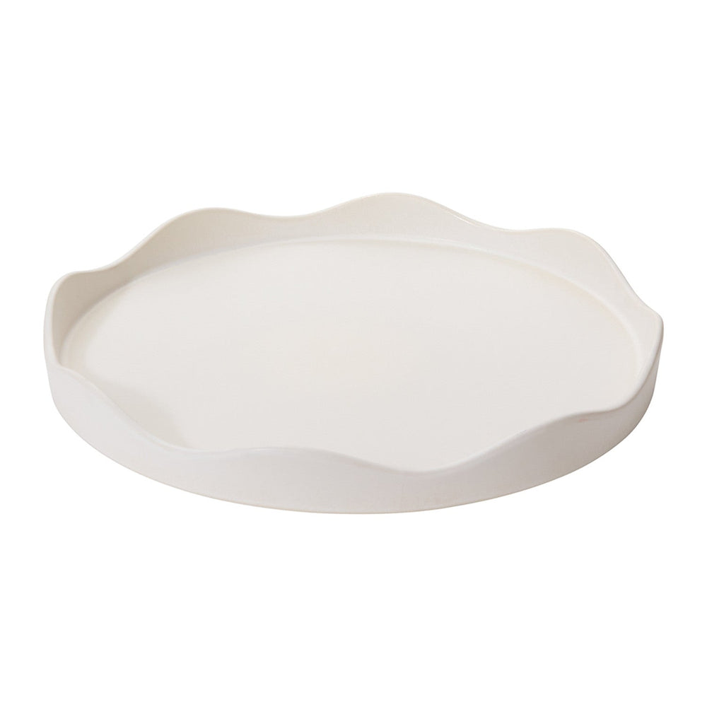 Elgin Reactive Glaze Ceramic Tray By Accent Decor