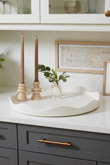 Elgin Reactive Glaze Ceramic Tray By Accent Decor