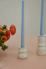 Lyam Reactive Glaze Ceramic Candleholders By Accent Decor