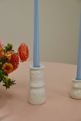 Lyam Reactive Glaze Ceramic Candleholders By Accent Decor