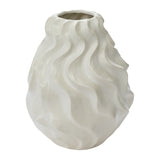 Thessaly Wavy Watertight Ceramic Statement Vases By Accent Decor