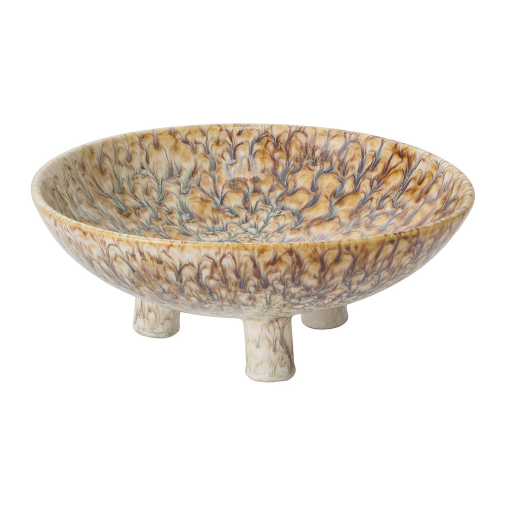 Walden Reactive Glaze Speckled Bowl By Accent Decor