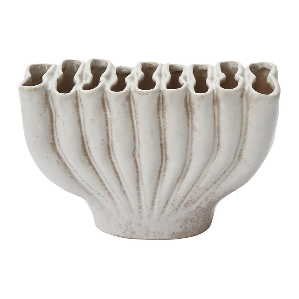 Clymene Sculptural Reactive Glaze Ceramic Vases By Accent Decor