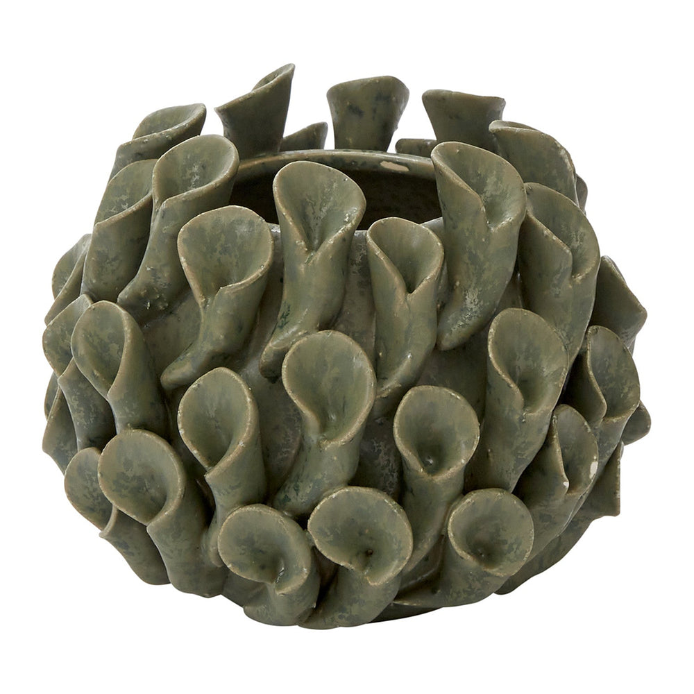 Pandora Reactive Glaze Sculptural Vase By Accent Decor