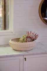 Seraphina Textured Sculptural Bowl By Accent Decor