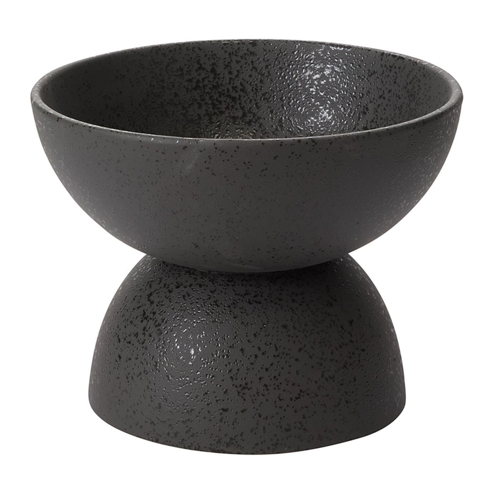 Neruda Footed Reactive Glaze Textured Bowl By Accent Decor