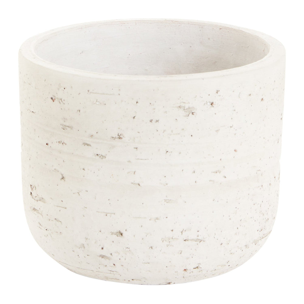 Hera Textured Ceramic Pot By Accent Decor