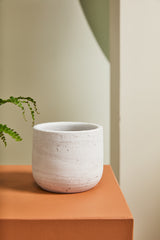 Hera Textured Ceramic Pot By Accent Decor