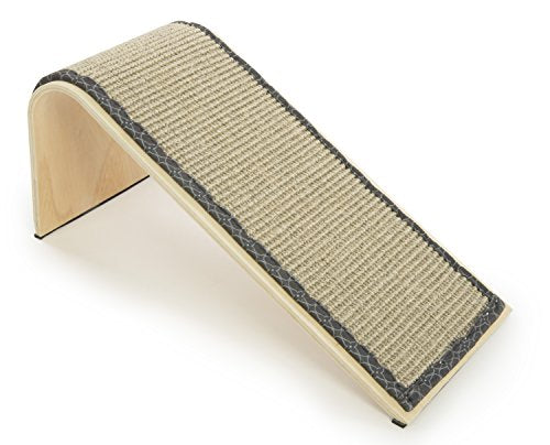 SmartyKat Sisal Angle Cat Scratch Ramp, Includes Catnip - Natural, One Size